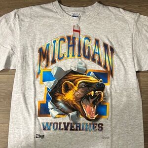 Eminem Personally Owned Worn Vintage Michigan Wolverines Shirt - Size L Detroit